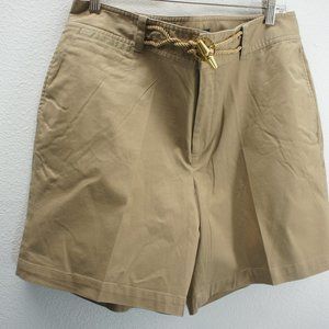 Ralph lauren tan shorts w/toggle closure size 12